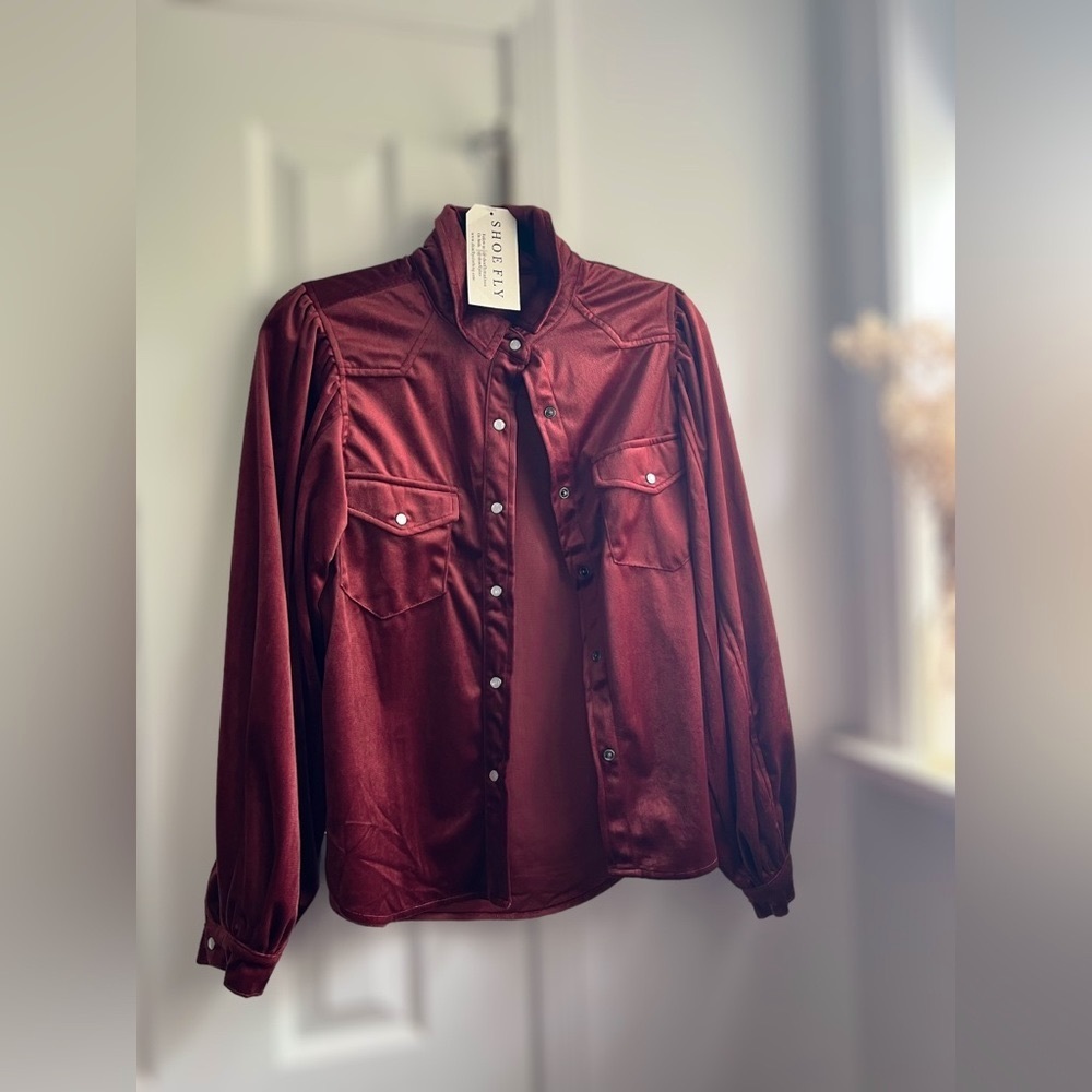 Velvet Puff Western Shirt
